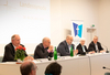 Michael Beintker, Horst Gorski, Reinhard Mawick, Irmgard Schwaetzer und Christian Schad (v.l.). Foto: lk/view