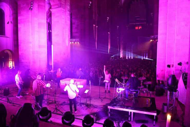United Praise: Die Band WDG in Aktion. Foto: is