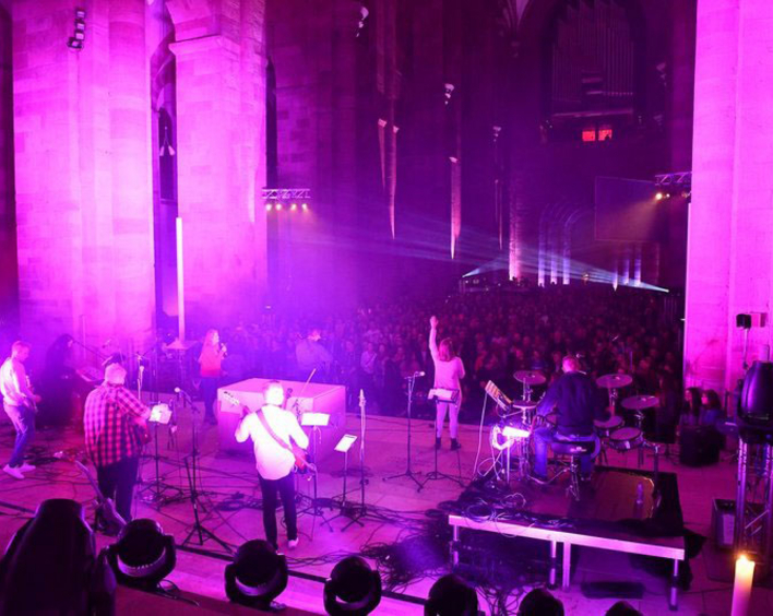 United Praise: Die Band WDG in Aktion. Foto: is