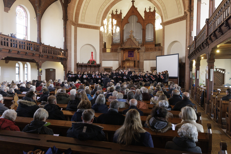 Pfalzweiter Eröffnungsgottesdienst "Brot für die Welt" in der Protestantischen Kirche in Weilerbach. Foto: Diakonisches Werk/view