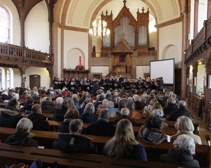 Pfalzweiter Eröffnungsgottesdienst "Brot für die Welt" in der Protestantischen Kirche in Weilerbach. Foto: Diakonisches Werk/view