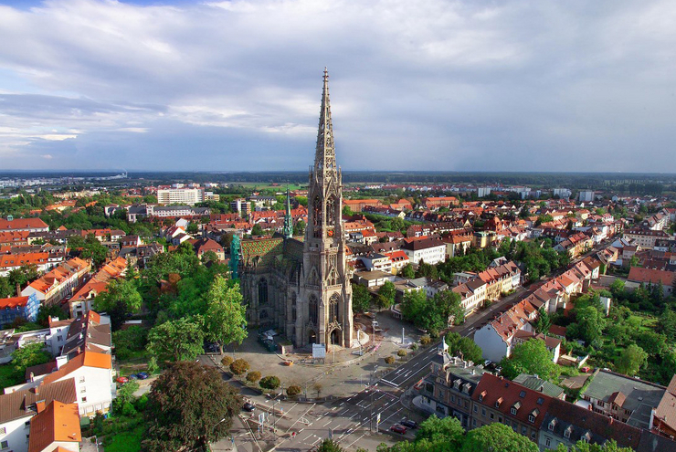 Gedächtniskirche der Protestation zu Speyer. Foto: lk/Landry.