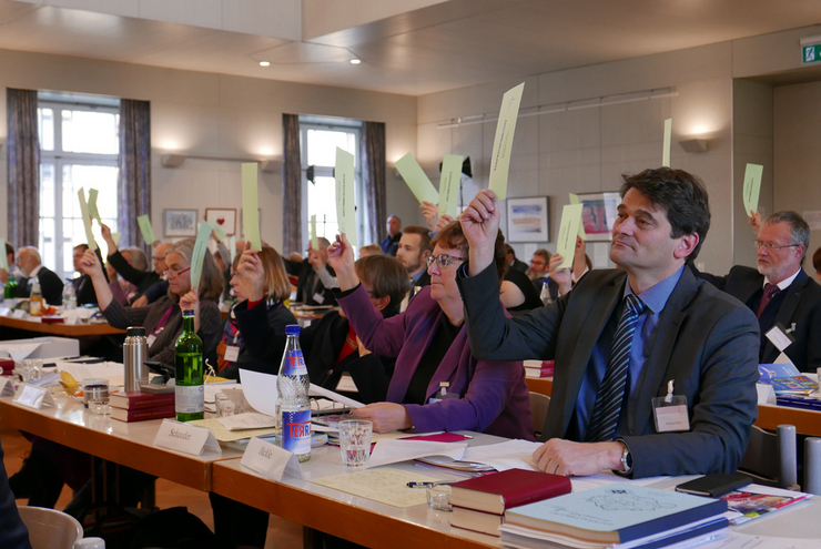 Weichen gestellt: Die Synode hat den Doppeletat verabschiedet.