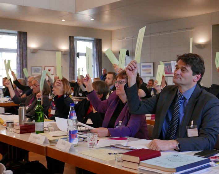 Weichen gestellt: Die Synode hat den Doppeletat verabschiedet.