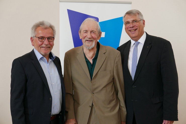 Seit 1972 im Dienst: Willy Roth (Mitte) aus Neustadt ist der älteste Prädikant. Fotos: lk