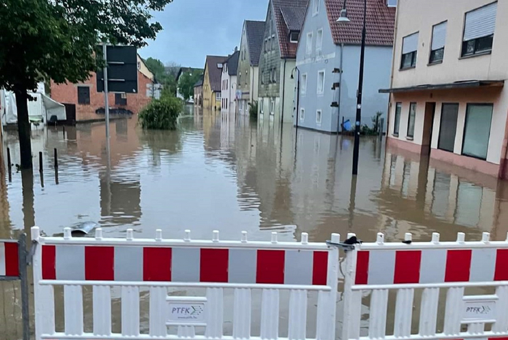 Land unter rund um Zweibrücken. Foto: Verbandsgemeinde Zweibrücken Land/Björn Bernhard