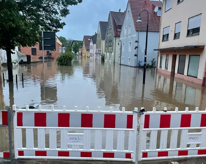 Land unter rund um Zweibrücken. Foto: Verbandsgemeinde Zweibrücken Land/Björn Bernhard