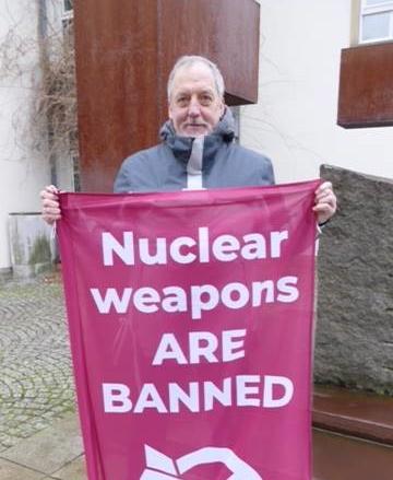 Der Friedensbeauftragte der Landeskirche, Detlev Besier, freut sich über den UN-Atomwaffenverbotsvertrag, der in Kraft tritt. Foto: lk/Arbeitsstelle Frieden und Umwelt.