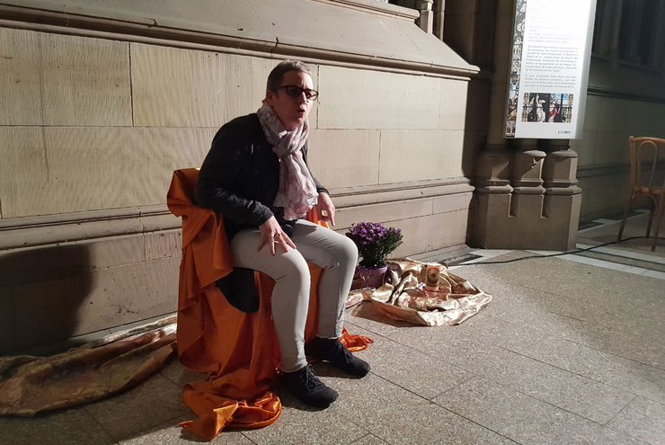 Die Speyerer Gedächtniskirche war der stimmungsvolle Rahmen für die Bibelnacht.  