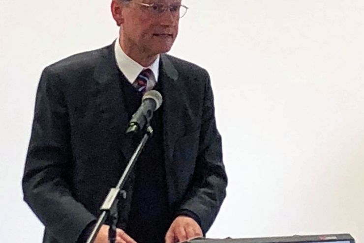 Oberkirchenrat Dieter Lutz hielt die Eröffnungsansprache. Foto: lk