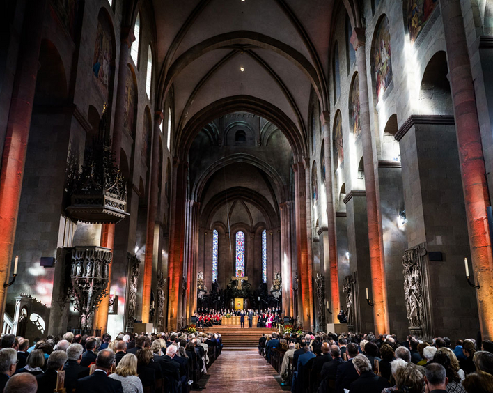 Ökumenischer Gottesdienst zum Tag der Deutschen Einheit im Mainzer Dom. Foto: © Staatskanzlei RLP / Jülich 