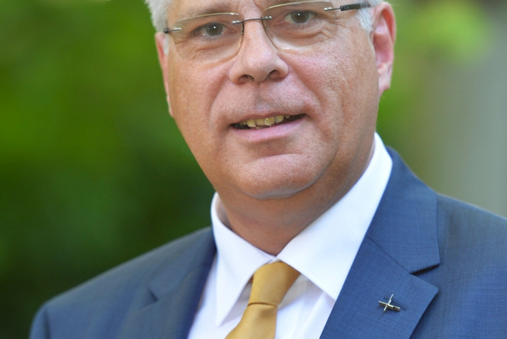 Kirchenpräsident Christian Schad.