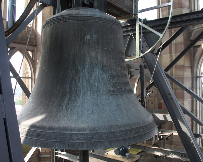Beim ökumenischen Stadtgeläut in Speyer erklingen auch die Glocken der Gedächtniskirche. Foto: lk