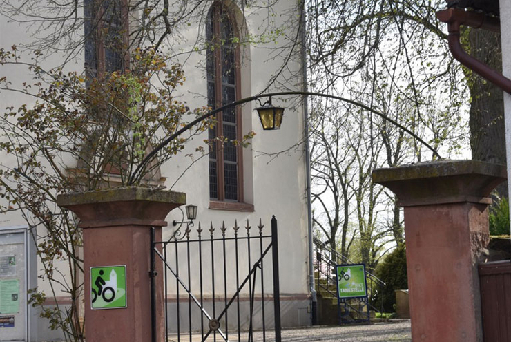 Radwegekirche in Gommersheim. Foto: Horak-Werz