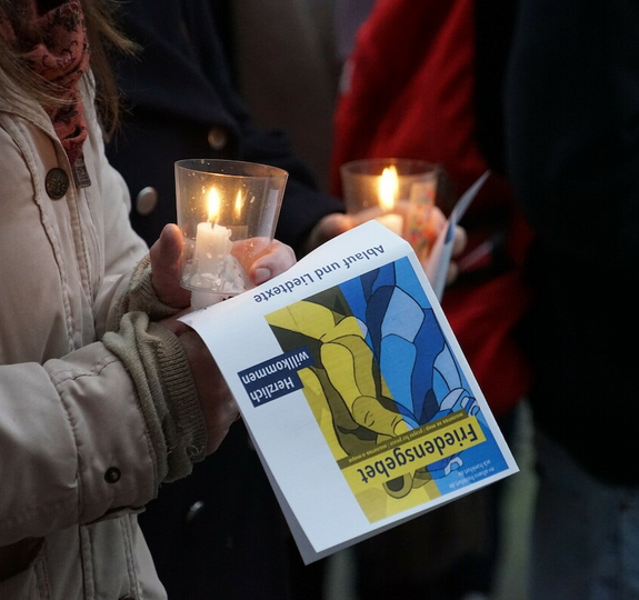 Die Evangelische Kirche der Pfalz und das Bistum Speyer rufen zum Gebet für den Frieden in der Ukraine auf. Foto: Fundus/Klaus Hofacker
