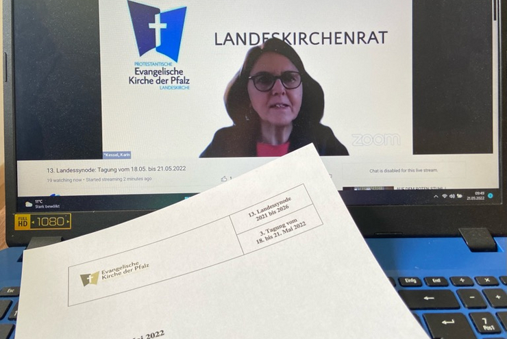 Die Landessynode tagte digital. Foto: lk/Vilov