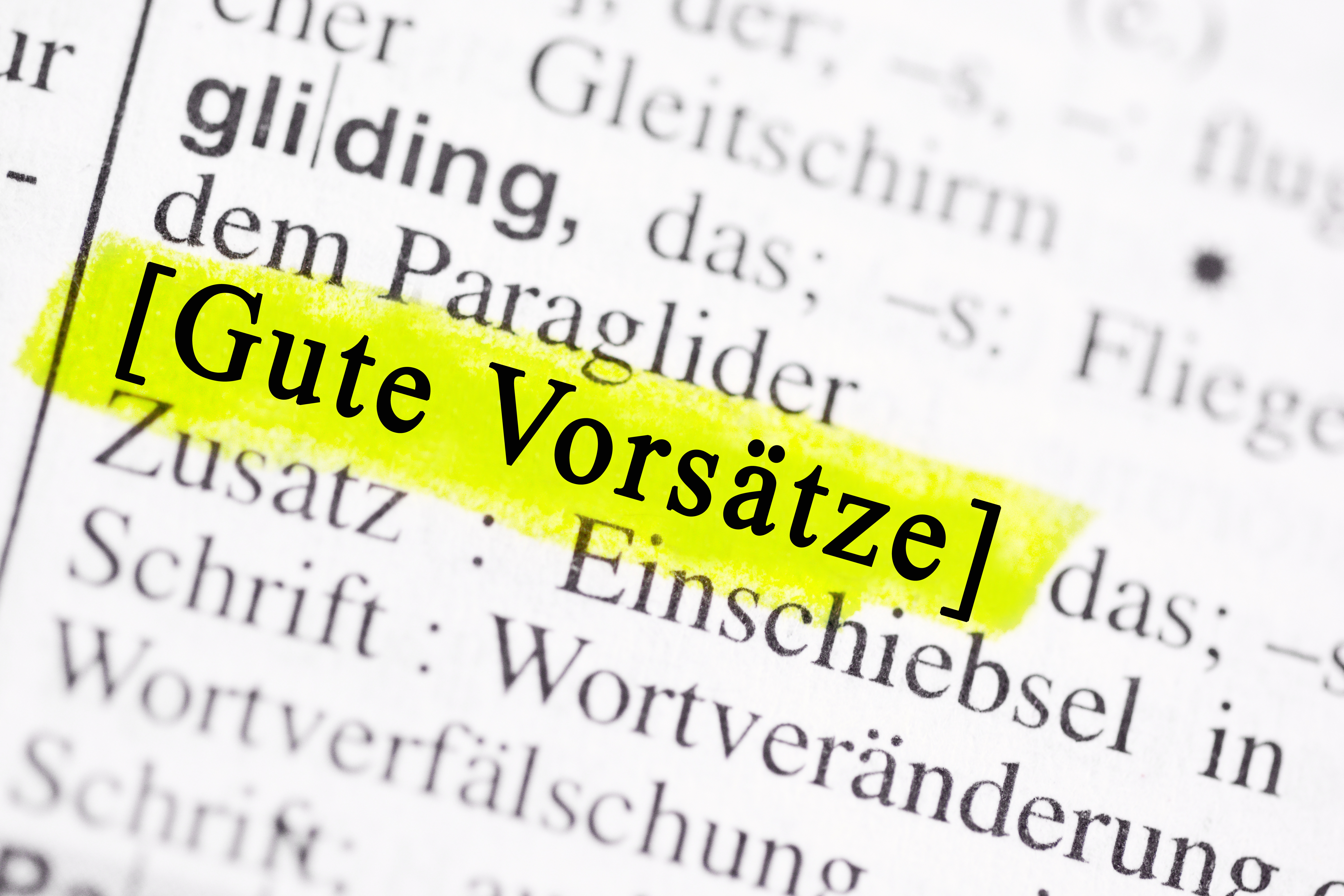 Sind schnell gefasst aber oft schwer umzusetzen: gute Vorsätze (Bildrechte: insta_photos – stock.adobe.com)