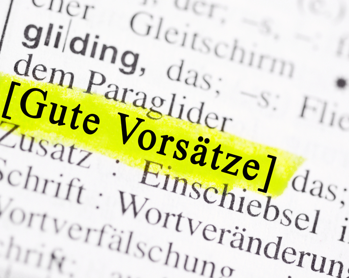 Sind schnell gefasst aber oft schwer umzusetzen: gute Vorsätze (Bildrechte: insta_photos – stock.adobe.com)