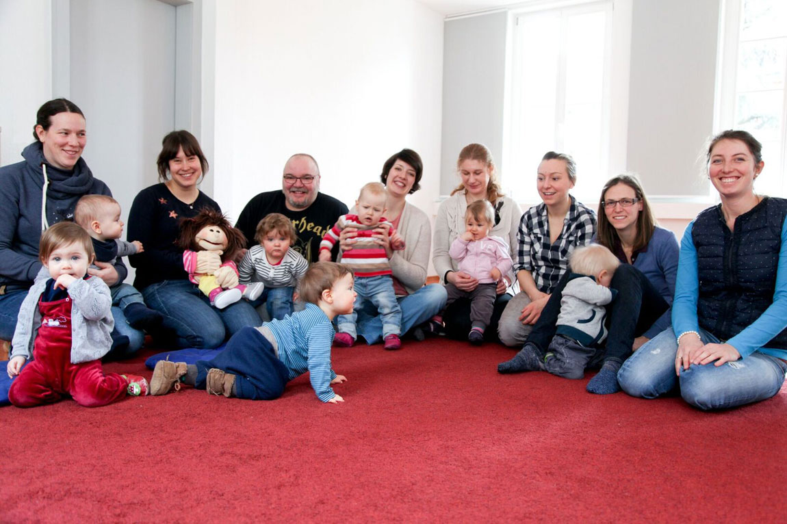 Von Krabbelgruppe bis Singkreis: Eltern und ihre Kinder sind im Haus der Familie in Landau gut aufgehoben. Foto: Haus der Familie 