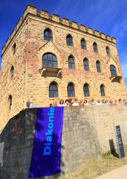 50 Jahre Diakonie Pfalz: Mit einem Festakt auf dem Hambacher Schloss wurde das Jubiläum gefeiert. Foto: DW