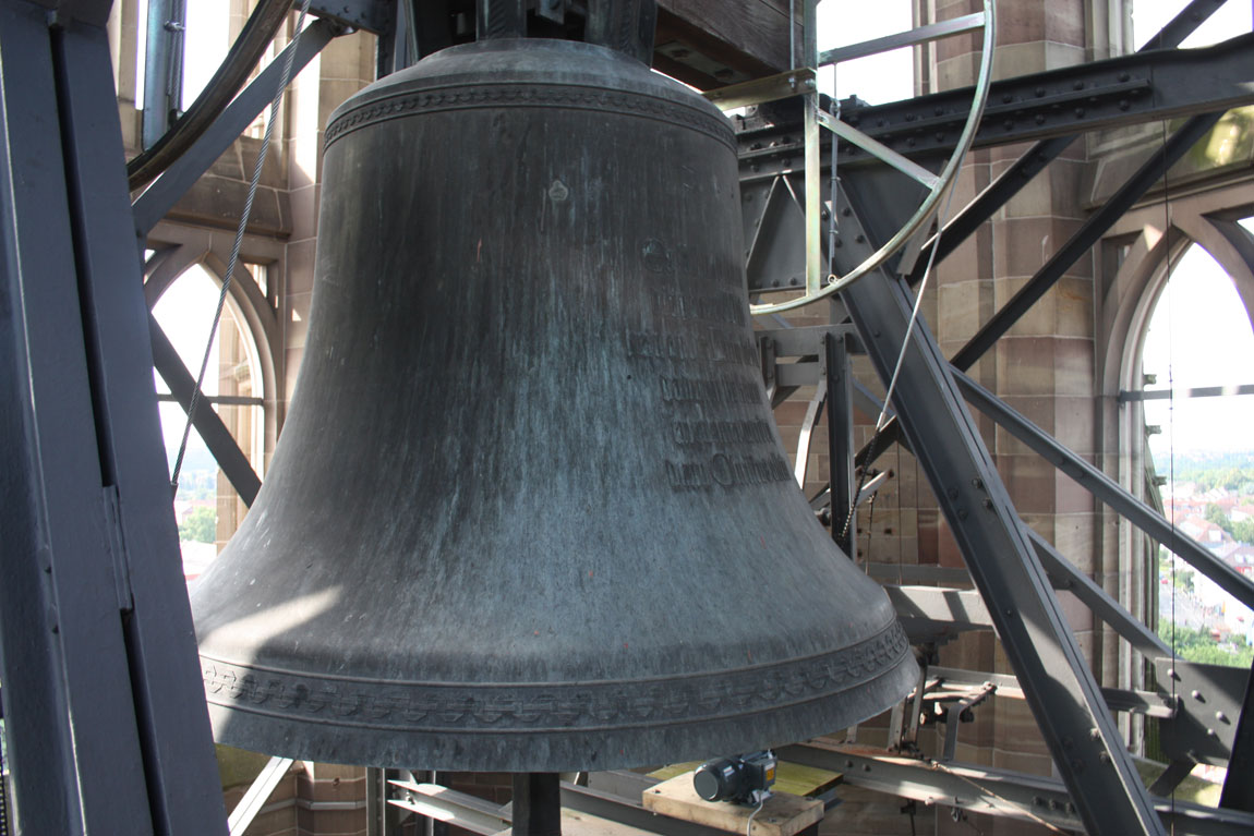 Beim ökumenischen Stadtgeläut in Speyer erklingen auch die Glocken der Gedächtniskirche. Foto: lk