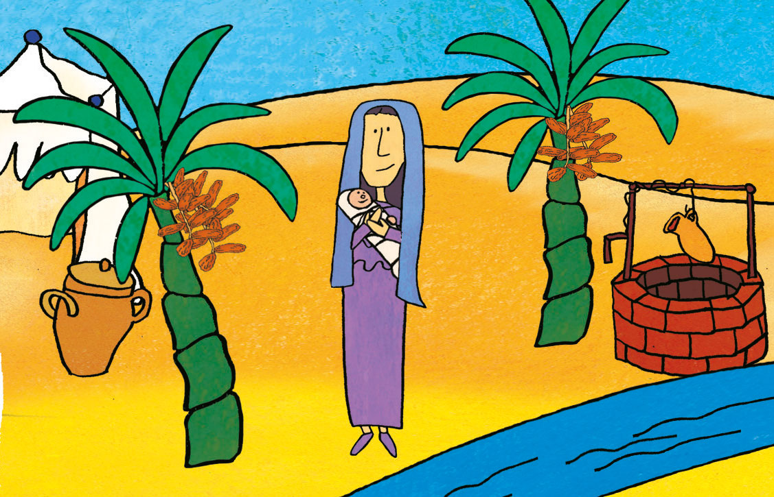 Abbildung aus dem Buch: Maryam und Isa - Maria und Jesus.