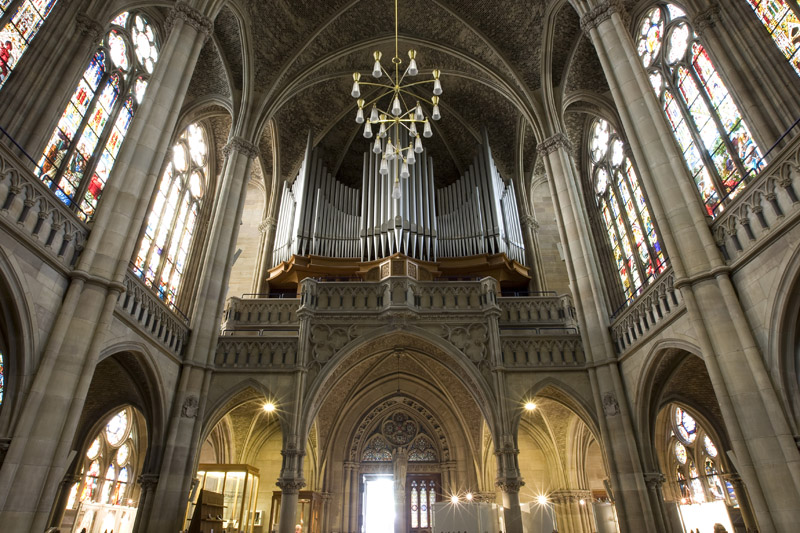 Die Orgel in der Gedächtniskirche Speyer.