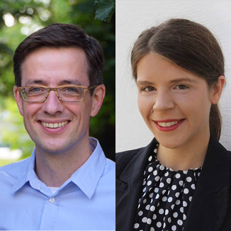 Koordinieren die Stammtische von 'Schon jetzt': Felix Goldinger und Stefanie Schlenczek. Koordinieren die Stammtische von 'Schon jetzt': Felix Goldinger und Stefanie Schlenczek.