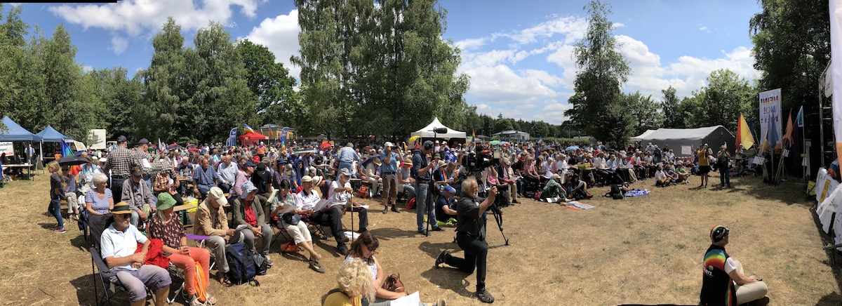 Aktionstag in Büchel 2019. Foto: lk/Junker.