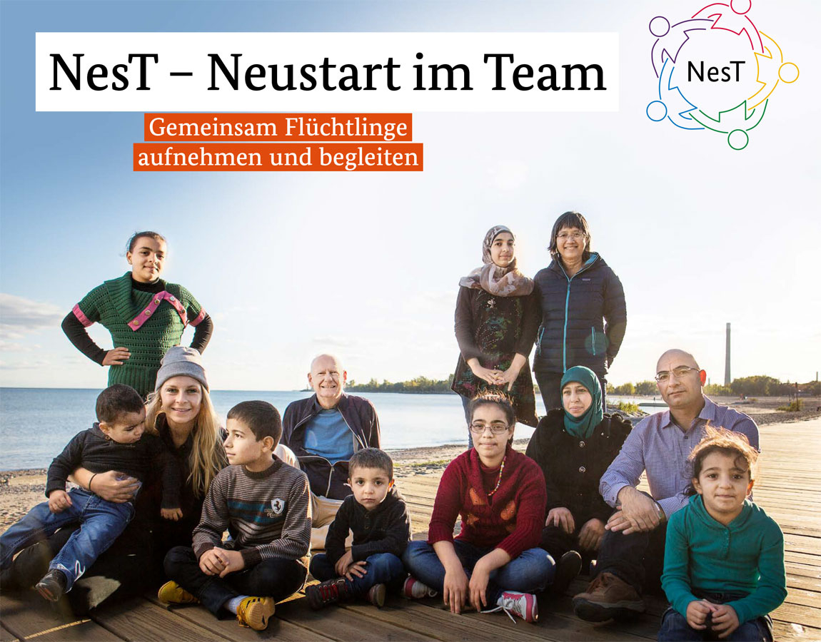 Flüchtlinge sicher aufnehmen, auch in der Pfalz: Mentorinnen und Mentoren für das Projekt "NesT. Neustart im Team" gesucht.