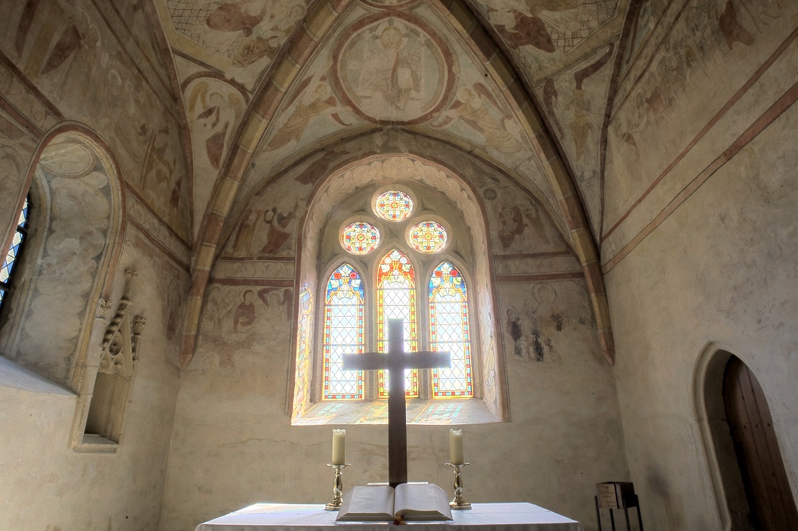 Innenansicht der Hirsauer Kapelle, Offenbach-Hundheim