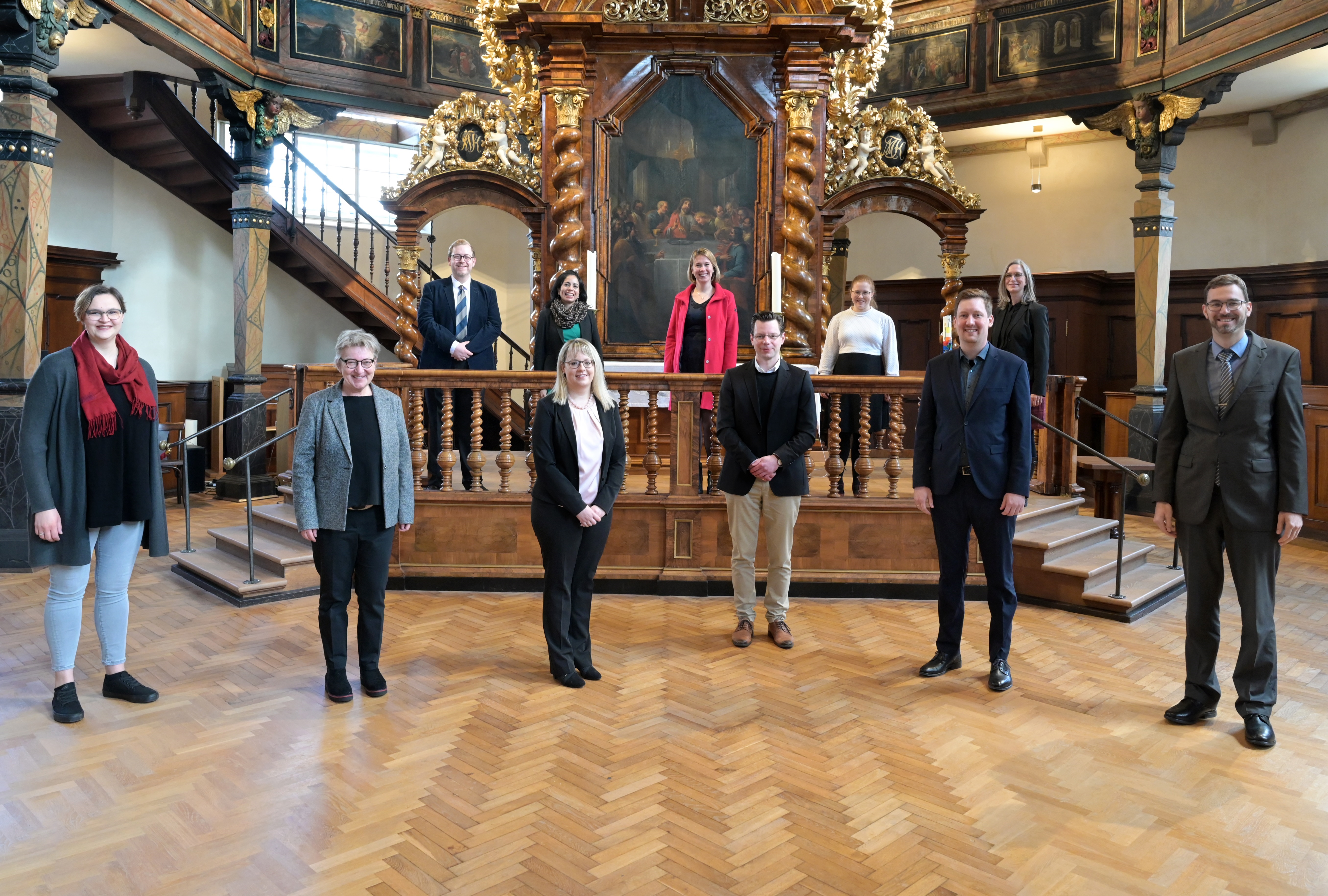 Ernennung der neuen PfarrerInnen mit Kirchenpräsidentin Dorothee Wüst (Foto: lk/Landry)