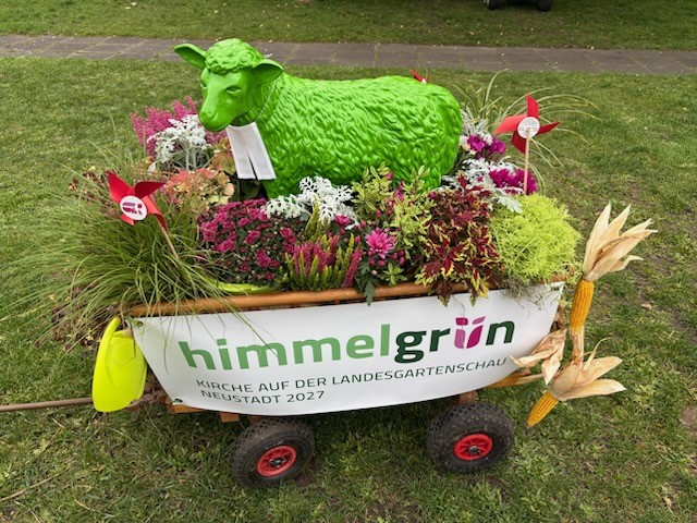 Die Kirchen treten bei der Landesgartenschau in Neustadt mit der Marke "himmelgrün" auf und beteiligen sich mit einem umfangreichen Programm. Foto: Brigitte Hahn