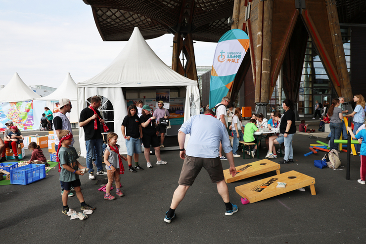 Stand der evangelischen Jugend Pfalz.