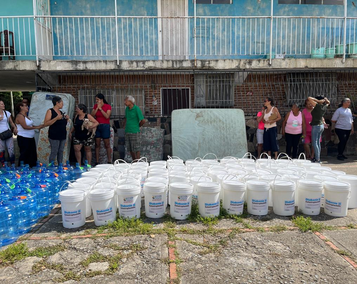 Soforthilfemaßnahmen der Diakonie Katastrophenhilfe in Venezuela