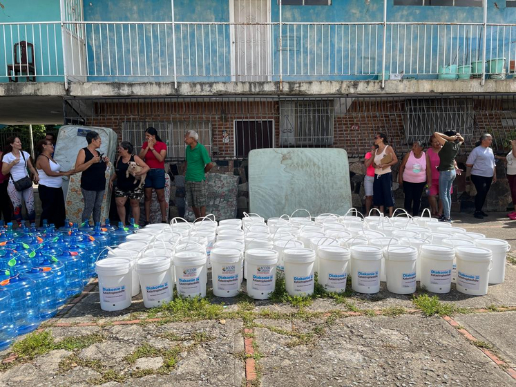 Soforthilfemaßnahmen der Diakonie Katastrophenhilfe in Venezuela