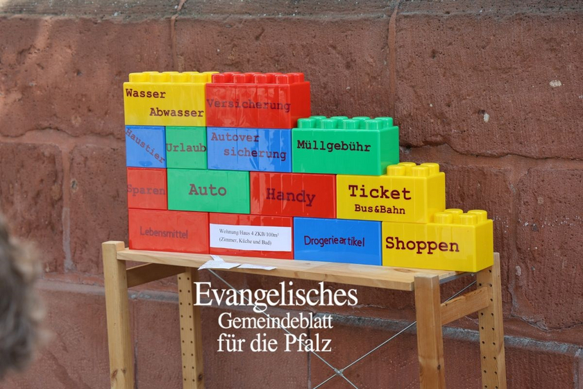 Armut als Thema in der Konfirmand*innen-Arbeit: Die Ausstellung „­Genug …?“ Foto: lk/Riesterer