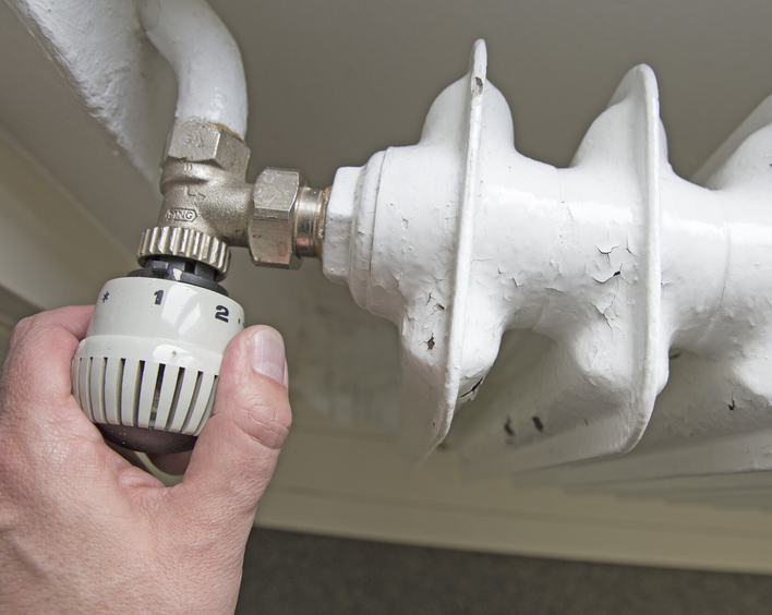 Heizkörper mit Thermostat