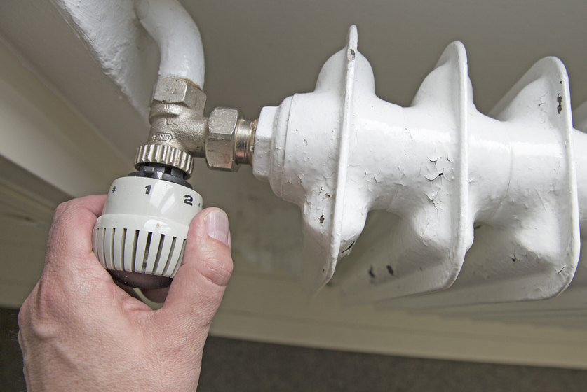 Heizkörper mit Thermostat