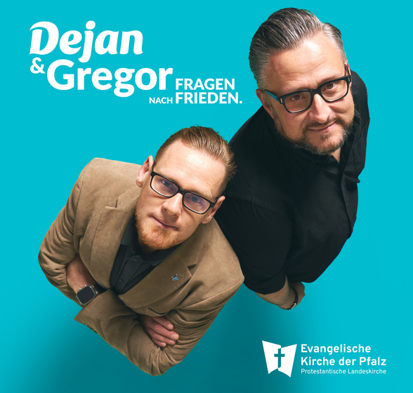 Landeskirche startet Podcast mit dem Titel: "Dejan und Gregor. Fragen nach Frieden". Foto: audiosmile/Edgar Gerhards