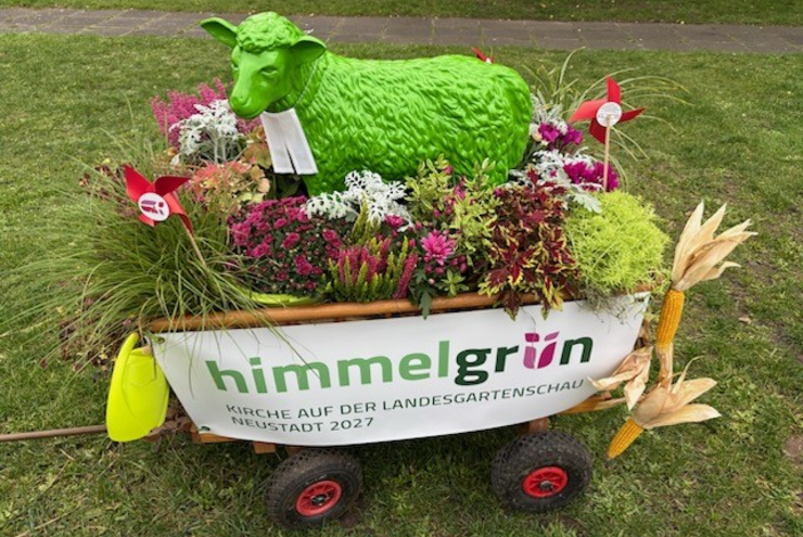 Die Kirchen treten bei der Landesgartenschau in Neustadt mit der Marke "himmelgrün" auf und beteiligen sich mit einem umfangreichen Programm. Foto: Brigitte Hahn