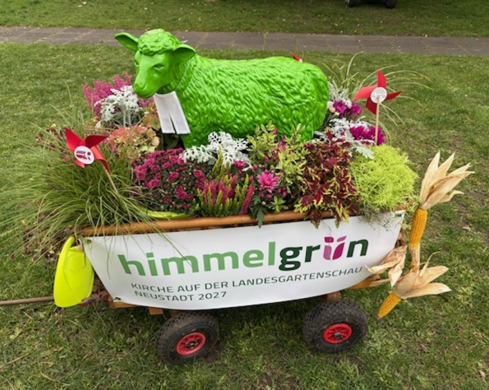 Die Kirchen treten bei der Landesgartenschau in Neustadt mit der Marke "himmelgrün" auf und beteiligen sich mit einem umfangreichen Programm. Foto: Brigitte Hahn