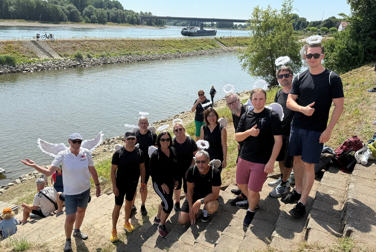 Das Team des Kirchenkahns. Foto: lk