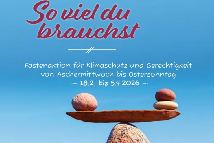 Aktion Klimafasten 2026: Gemeinsam für Klimaschutz und Gerechtigkeit aktiv werden. Foto: www.klimafasten.de