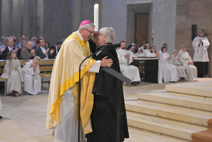Bischof em. Wiesemann und Kirchenpräsidentin Dorothee Wüst © Klaus Landry